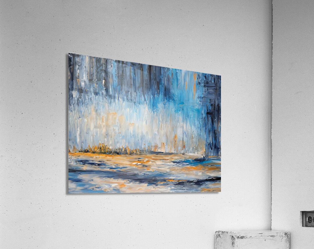 Blue Abstract 1 Acrylic Print