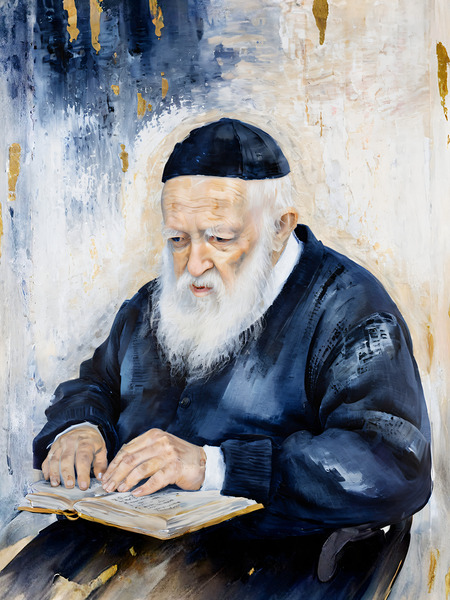 Rav Chaim by Judaica Canvas