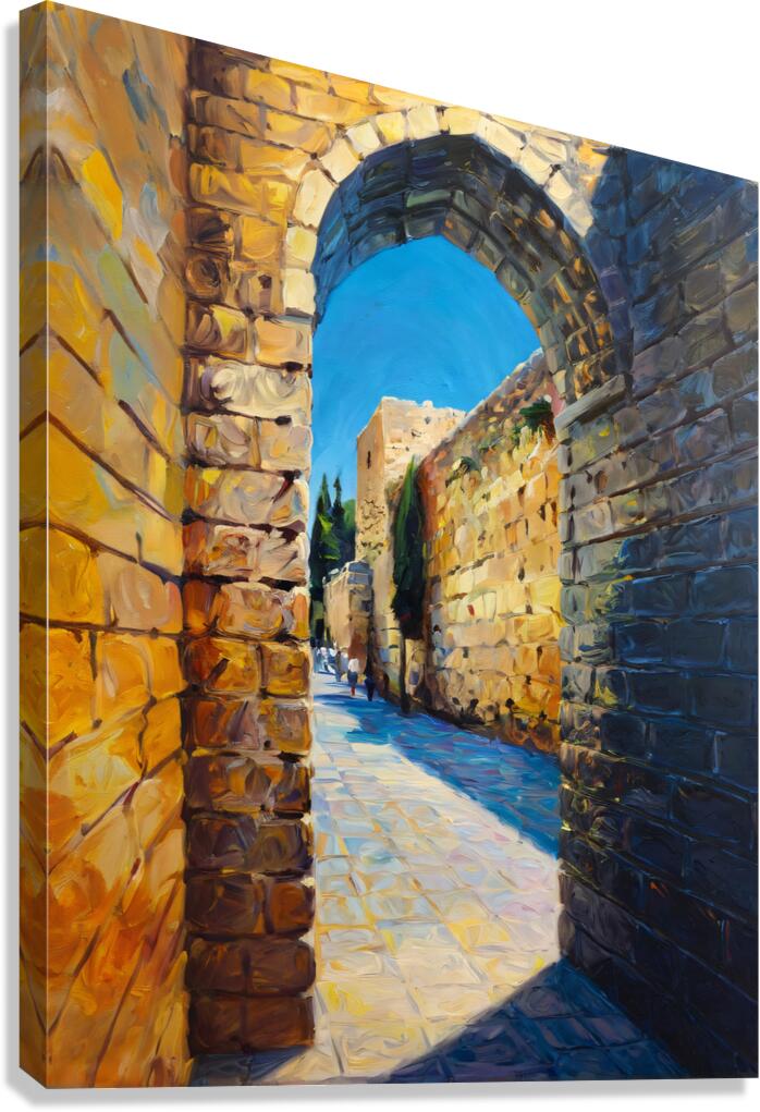 Golden Archway Canvas Print