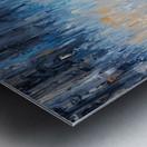 Blue Abstract 1 Metal print