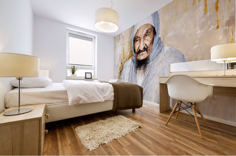 Baba Sali Mural print