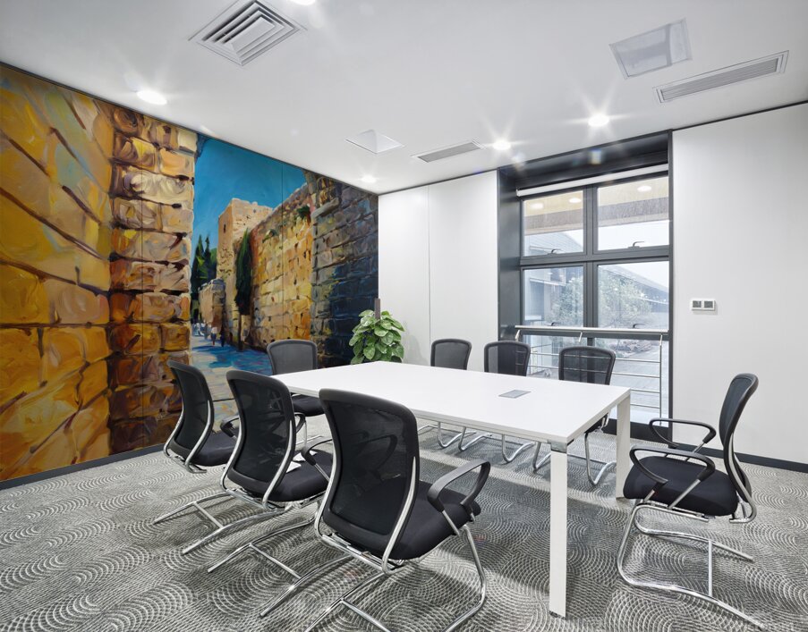 Golden Archway Wall Printing