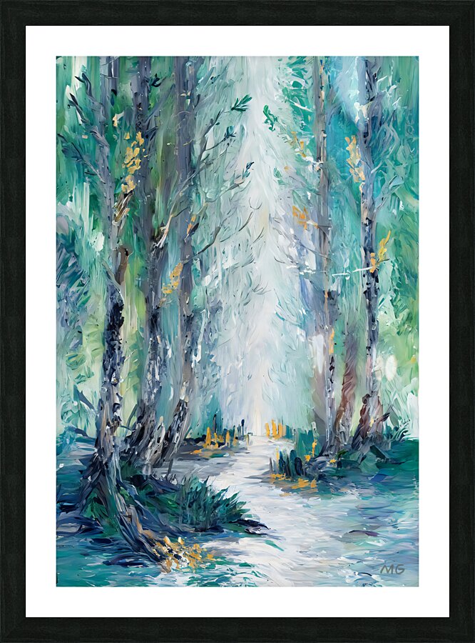 Path Through the Forest Picture Frame print
