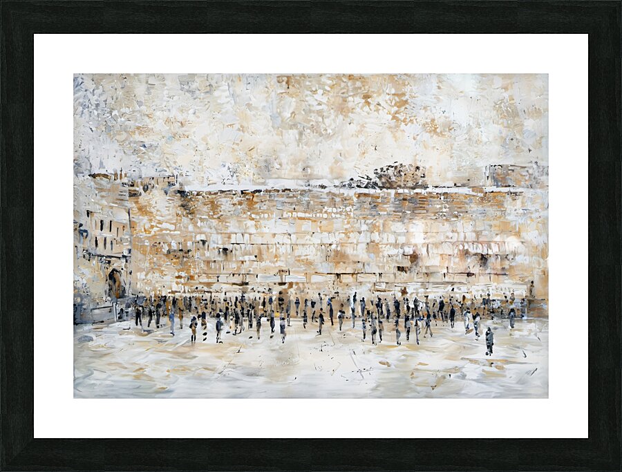 Morning at the Kotel Picture Frame print