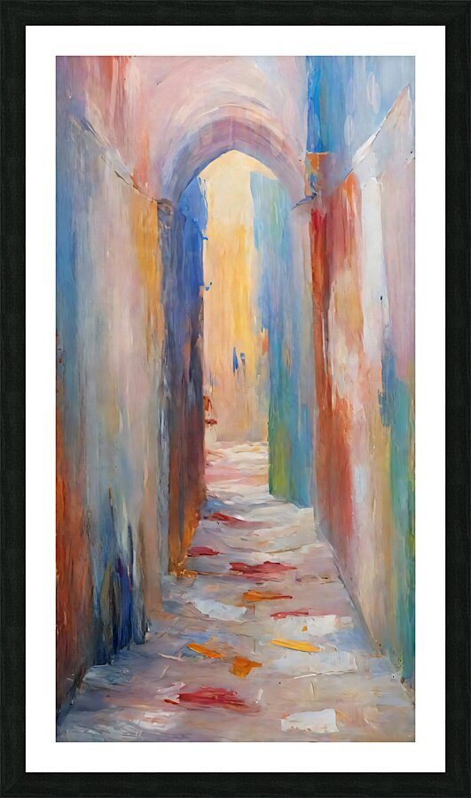 Old City Dreaming 1 Picture Frame print