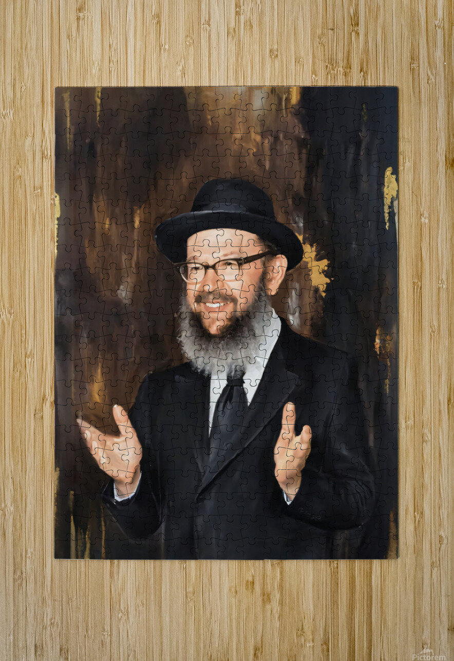 Rav Avigdor Miller Judaica Canvas Puzzle printing