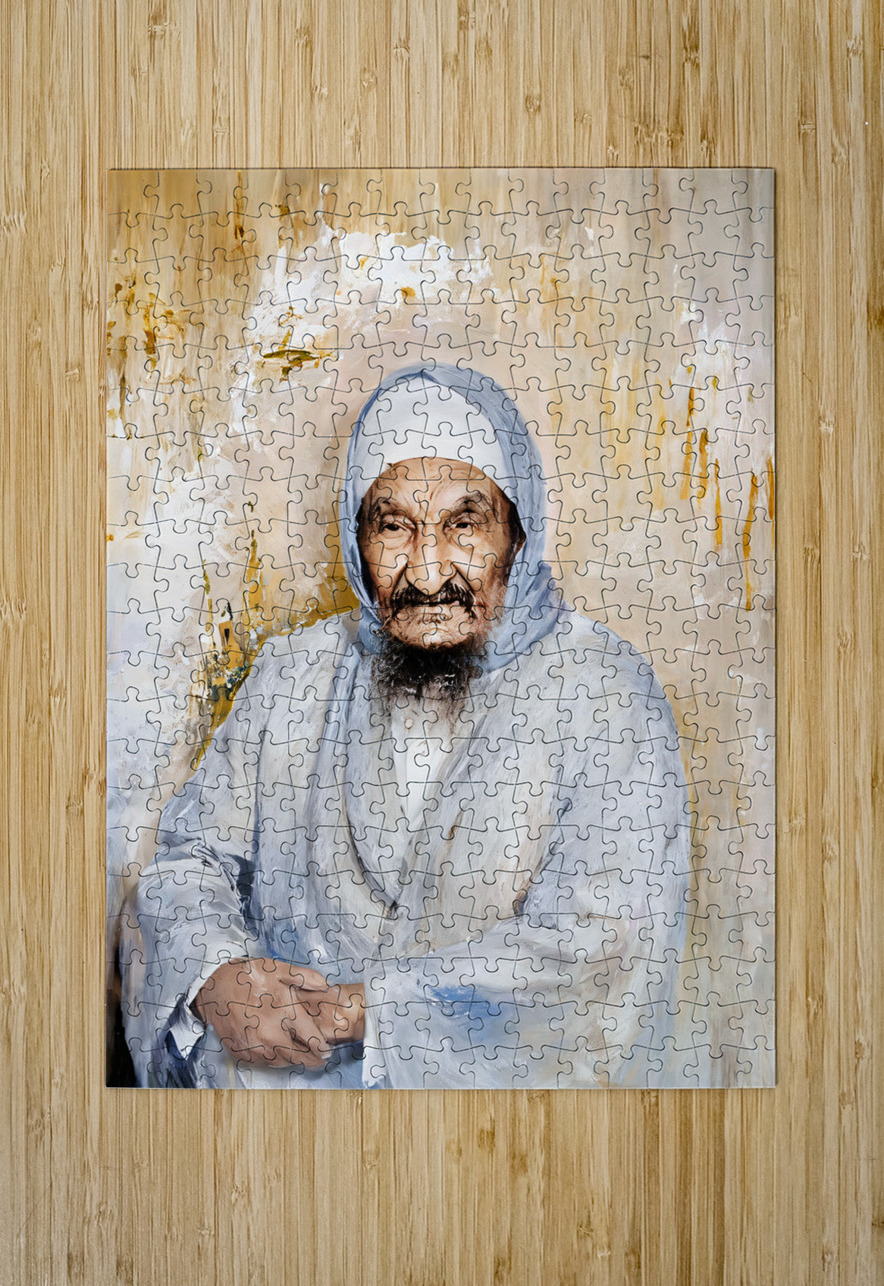 Baba Sali Judaica Canvas Puzzle printing