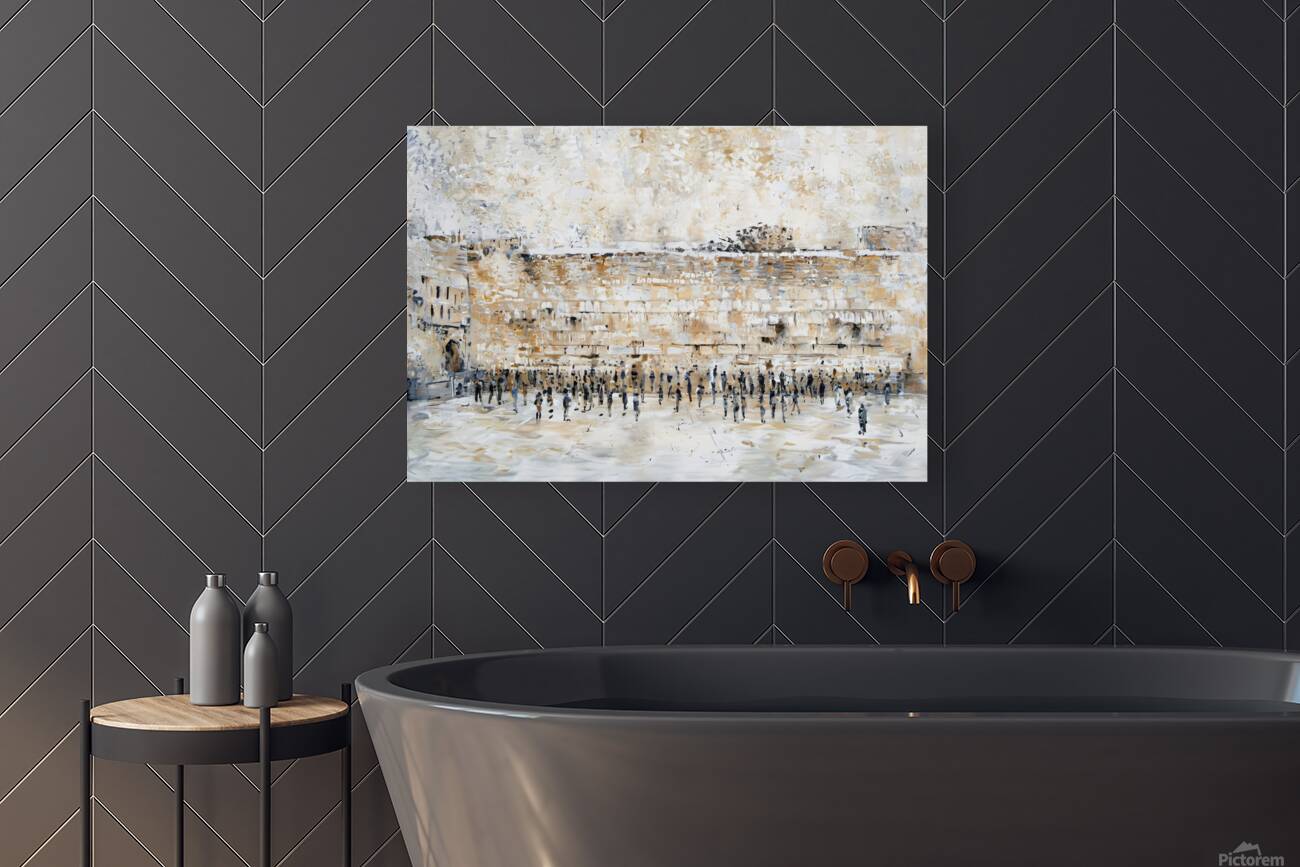 Morning at the Kotel Reproduction