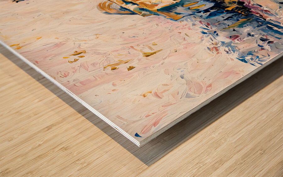 Kever Rachel Inspired Landscape Wood print